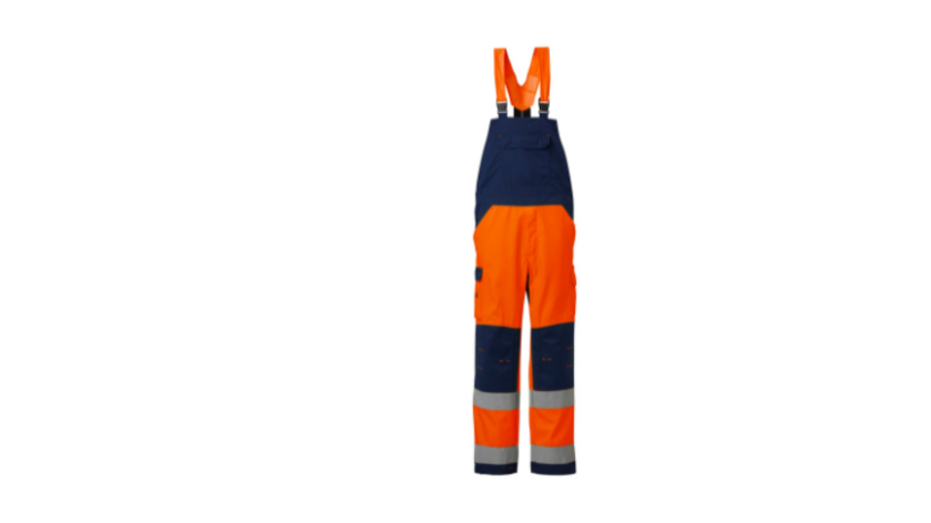 Cotte de travail Haute Visibilité ProShine orange - face - Classe 2.
