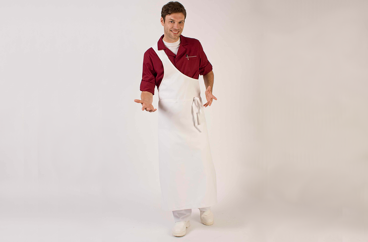 Butcher's apron with a strap