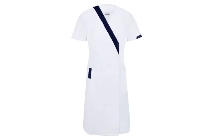 Navy blue Clemence lab coat
