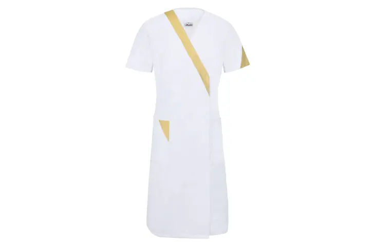 Yellow Clemence lab coat