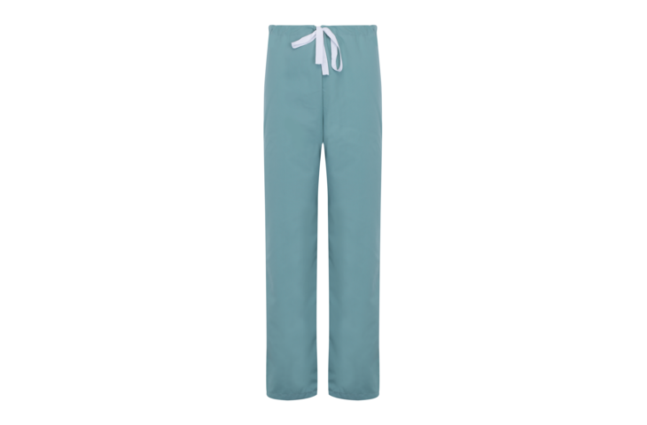 Green scrub suit trousers