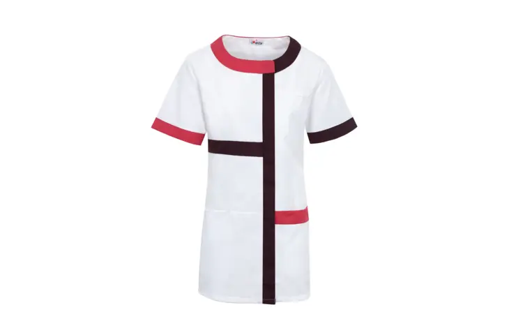 Pink and blackcurrant Pop'Art tunic