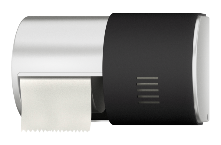 Black standard small roll dispenser