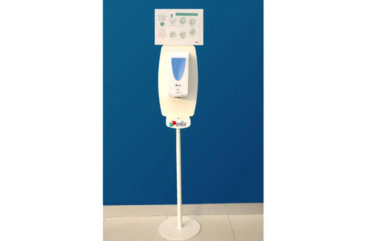 totem désinfection elis blanc