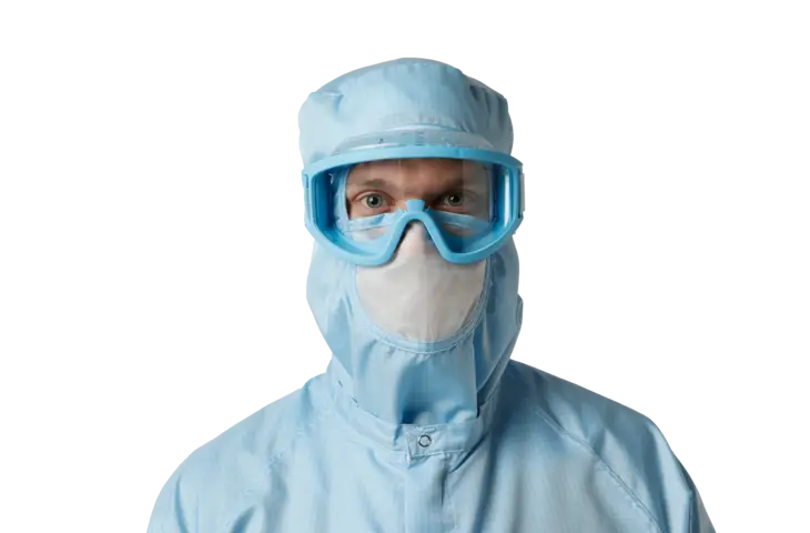 Lunettes pour la maîtrise de la contamination