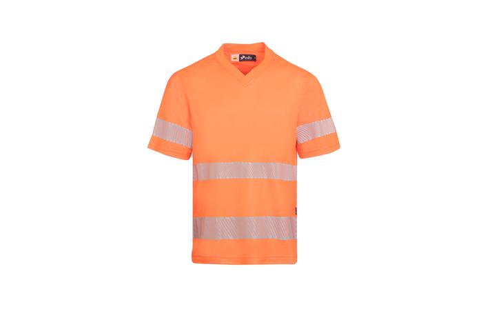 Teeshirt-haute-visibilite-orange