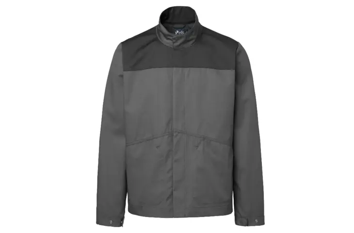 Moovento Veste sans poche gris avant_Elis