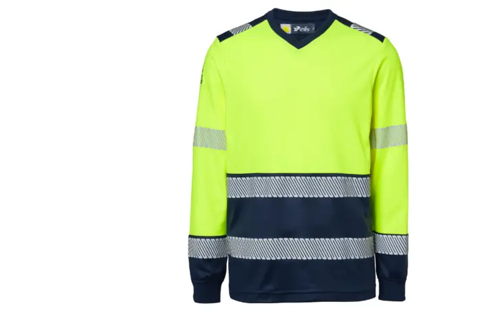T-shirts ML jaune-marine EPI proessential