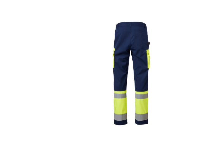 Pantalon de travail Haute Visibilité ProShine fluo - dos - Classe 1