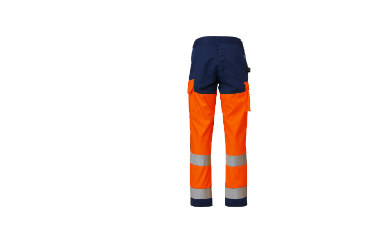 Pantalon de travail Haute Visibilité ProShine orange - dos - Classe 2