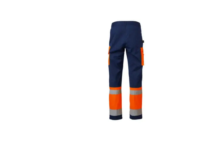 Pantalon de travail Haute Visibilité ProShine orange - face - Classe 1
