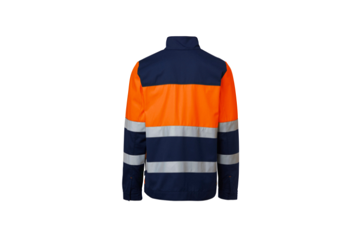 Veste de travail Haute Visibilité ProShine orange - dos - Classe 1
