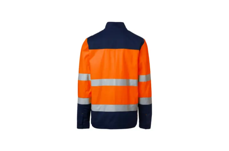 Veste de travail ProShine orange - dos - Classe 2