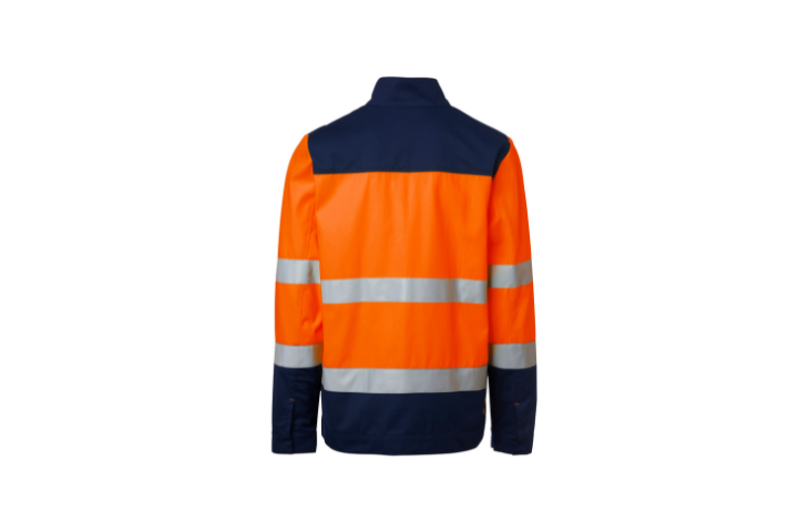 Veste de travail ProShine orange - dos - Classe 2