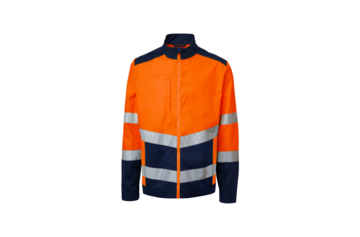 Veste de travail ProShine orange - face - Classe 2