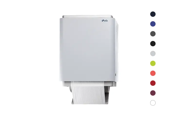 Essuie-mains coton rétractable Fusion - White