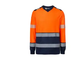 T-shirts ML orange-marine EPI proessential