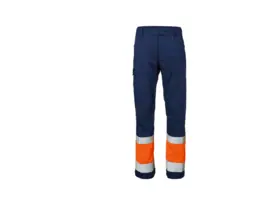 PROVISIBLE_Pantalon_bleu marine_orange_face