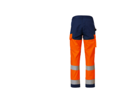 Pantalon de travail Haute Visibilité ProShine orange - dos - Classe 2