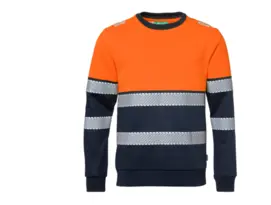 Sweat col rond haute visibilité ProEssentials orange