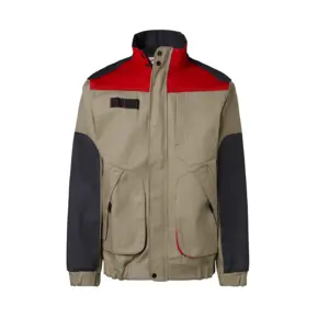 Brown and black Epishock bomber jacket