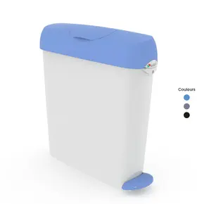 Ladylis_Blue White Pedal bin Aqualine_Elis